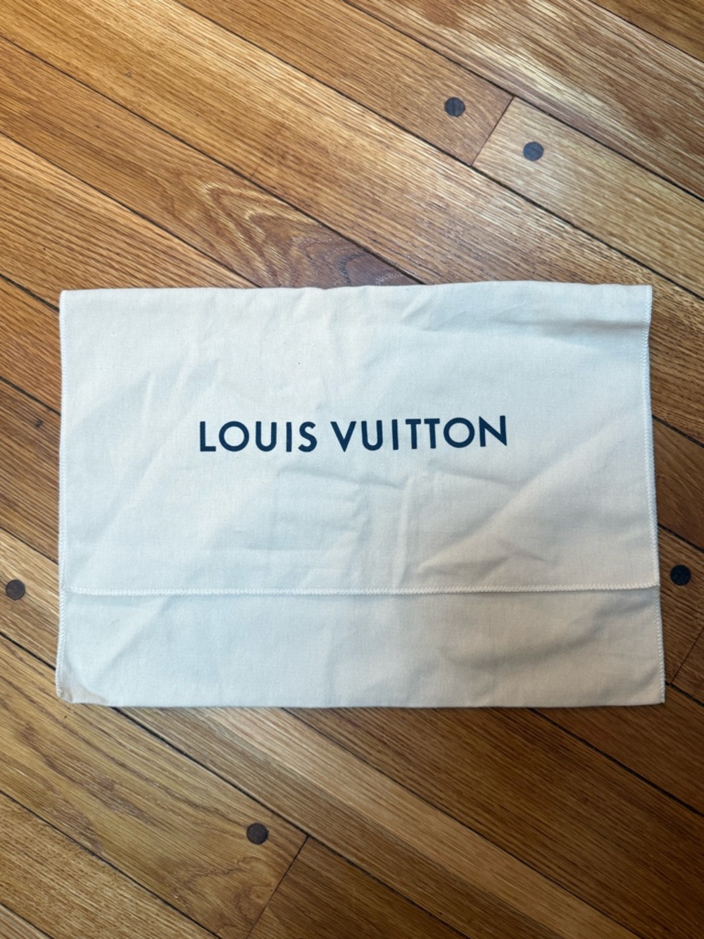 Authentic Louis Vuitton Dust Bag Envelope Flap Style Handbag Cover Medium